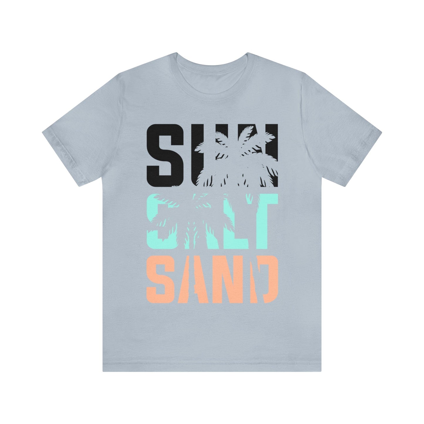 Sun, Salt & Sand Unisex Tee T-Shirt Printify Light Blue S