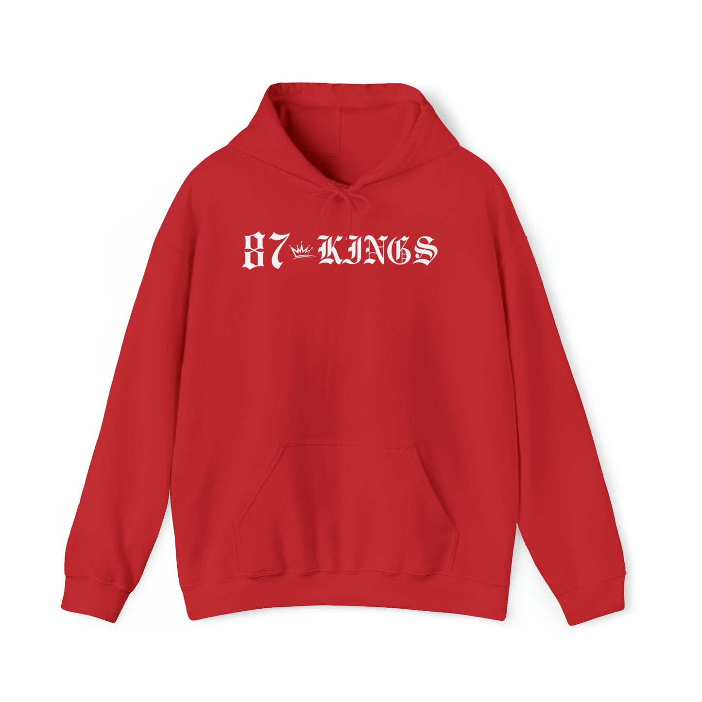 87 Kings Unisex Heavy Blend™ Hooded Sweatshirt Hoodie Printify Red S 