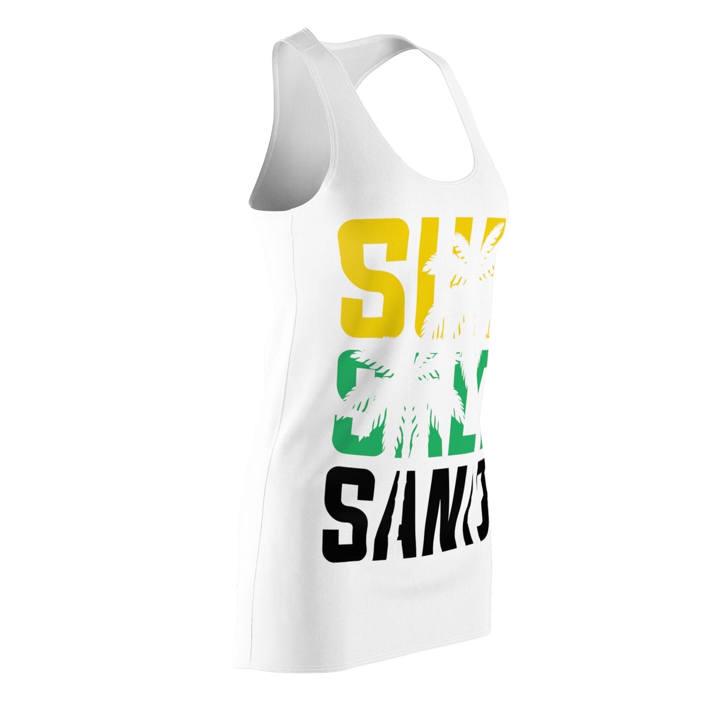 Sun Salt Sand Racerback Dress All Over Prints Printify