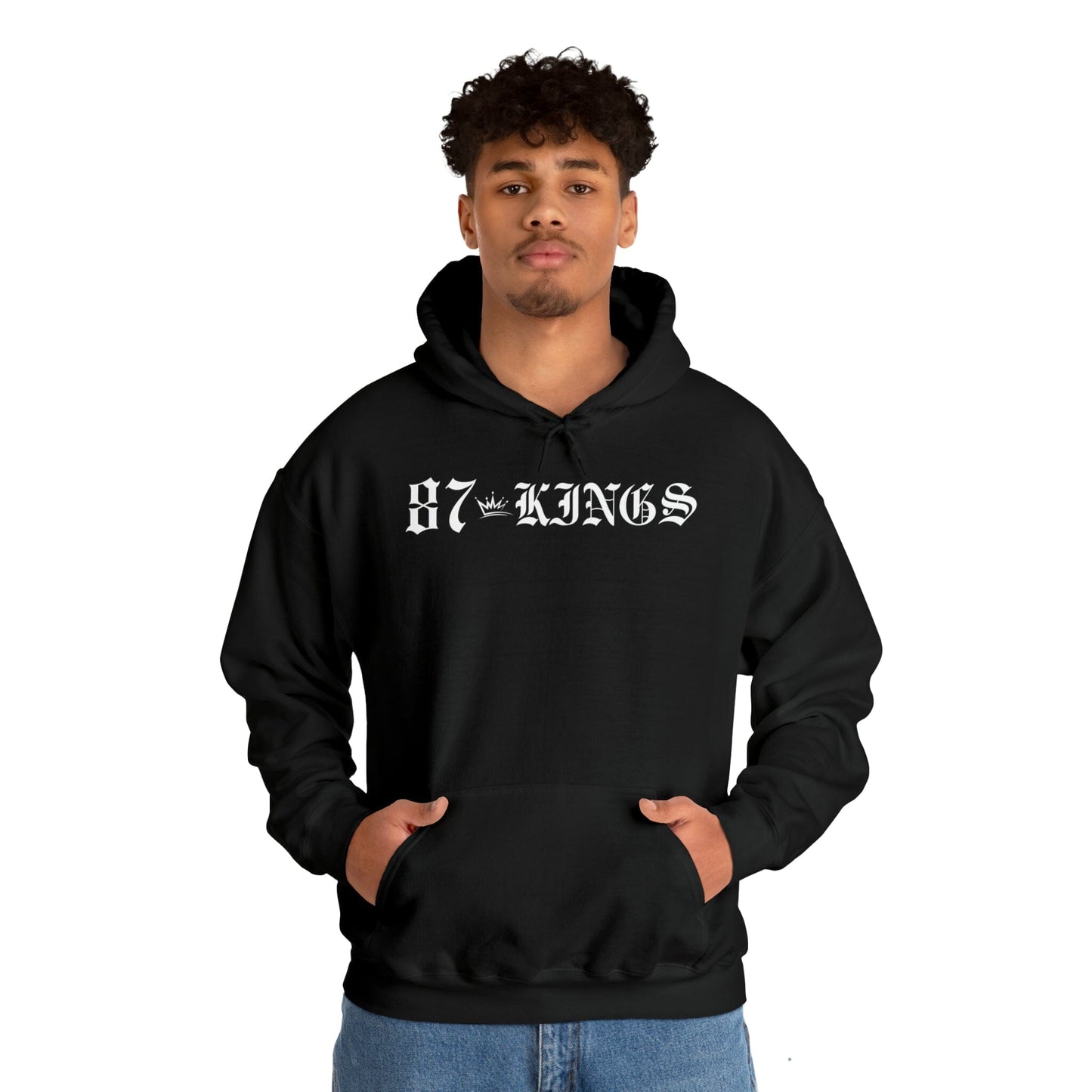 87 Kings Unisex Heavy Blend™ Hooded Sweatshirt Hoodie Printify 