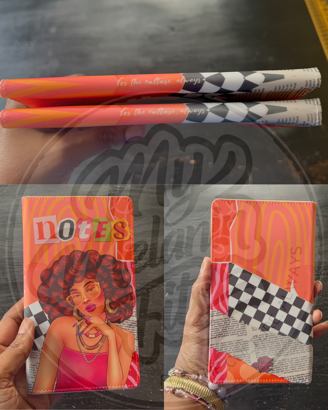 Afro Queen Pocket Journal - Collage Edition | My Melanin Fits