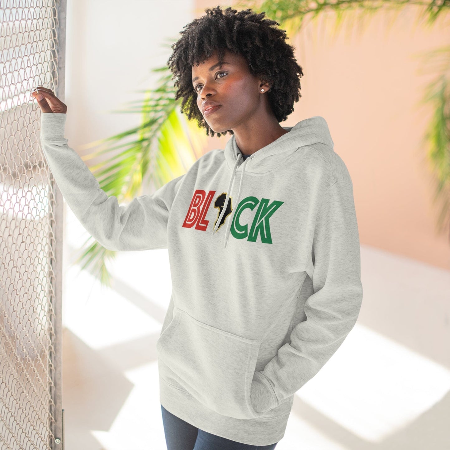Black 365 Unisex Premium Pullover Hoodie Hoodie Printify