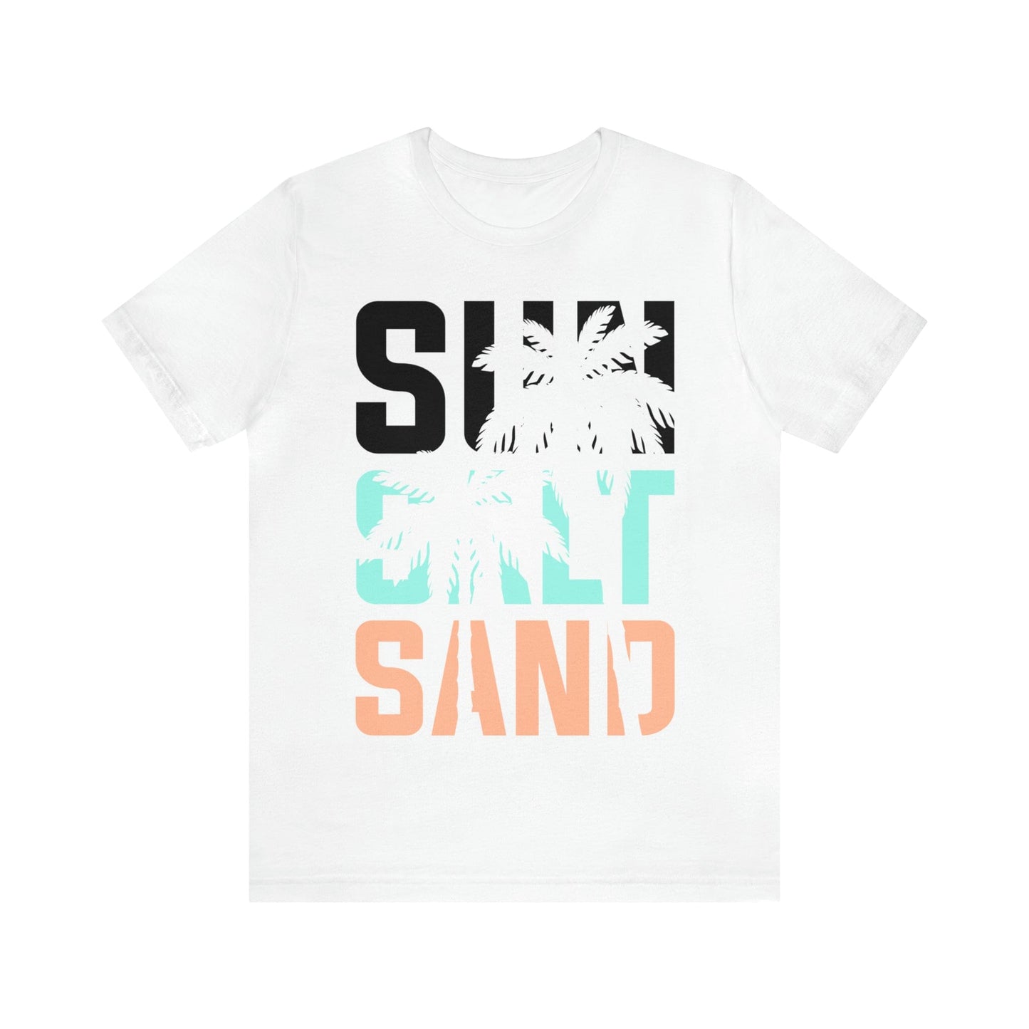 Sun, Salt & Sand Unisex Tee T-Shirt Printify White S
