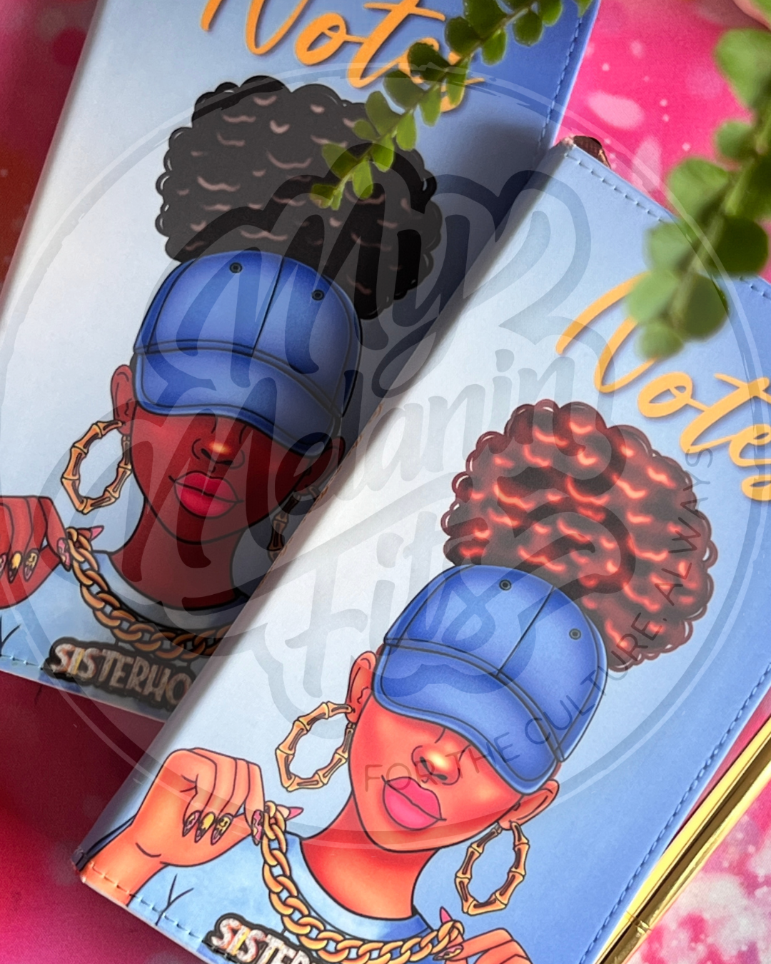 "SISTERHOOD" Pocket Journal – Denim Edition | My Melanin Fits