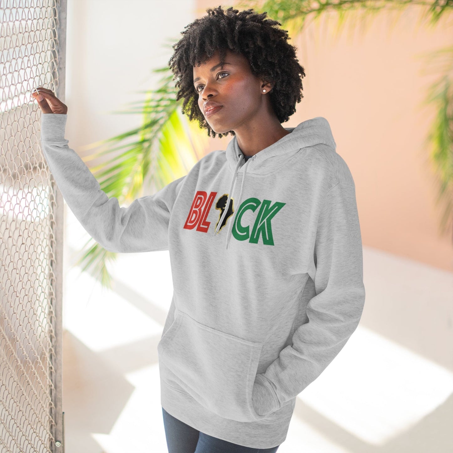 Black 365 Unisex Premium Pullover Hoodie Hoodie Printify