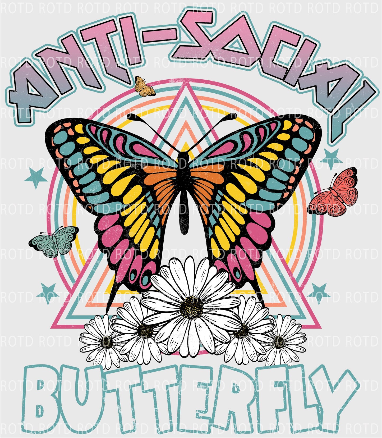 Antisocial Butterfly DTF Print ROTD Crafter's Corner