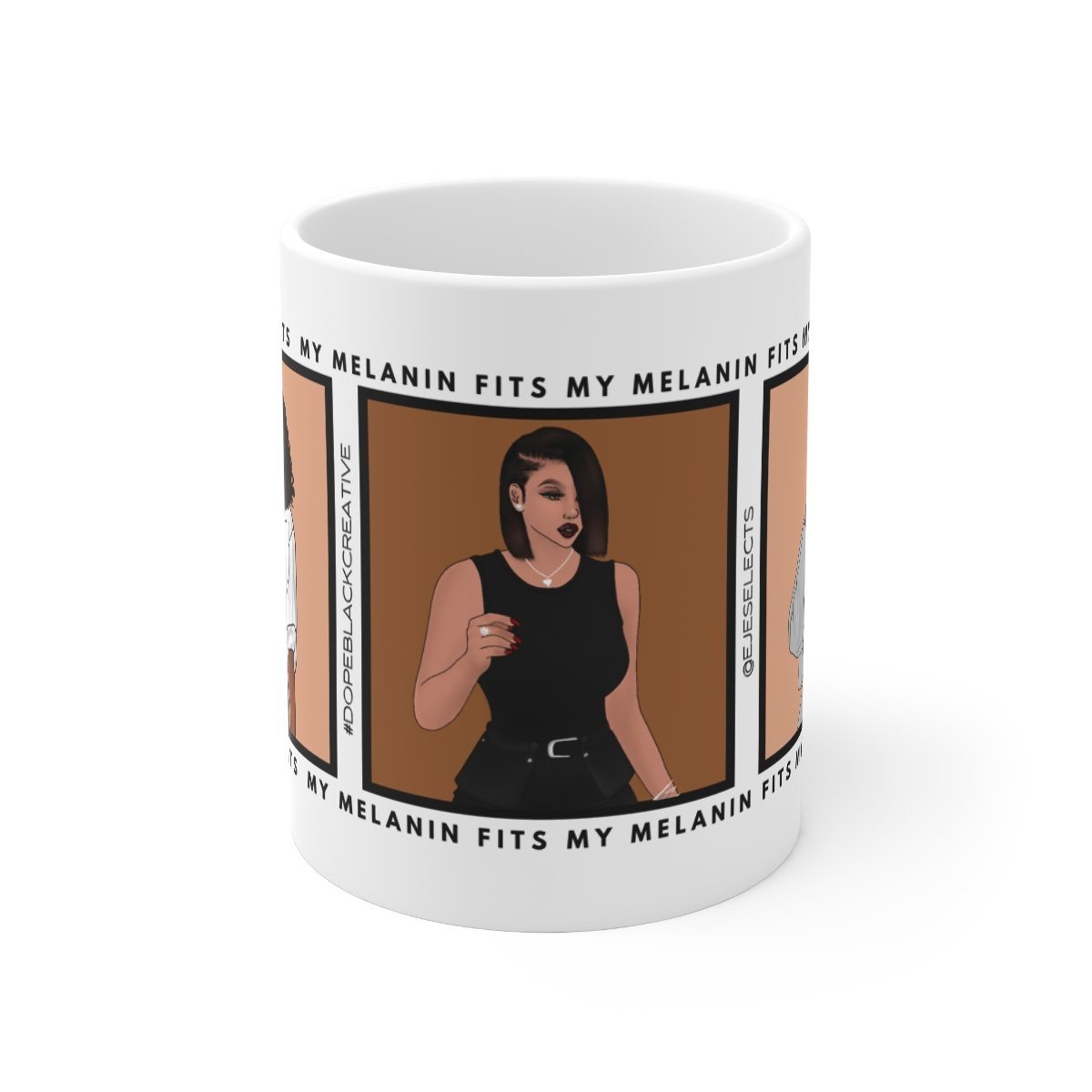 Melanin Mug x EJE Selects My Melanin Fits 