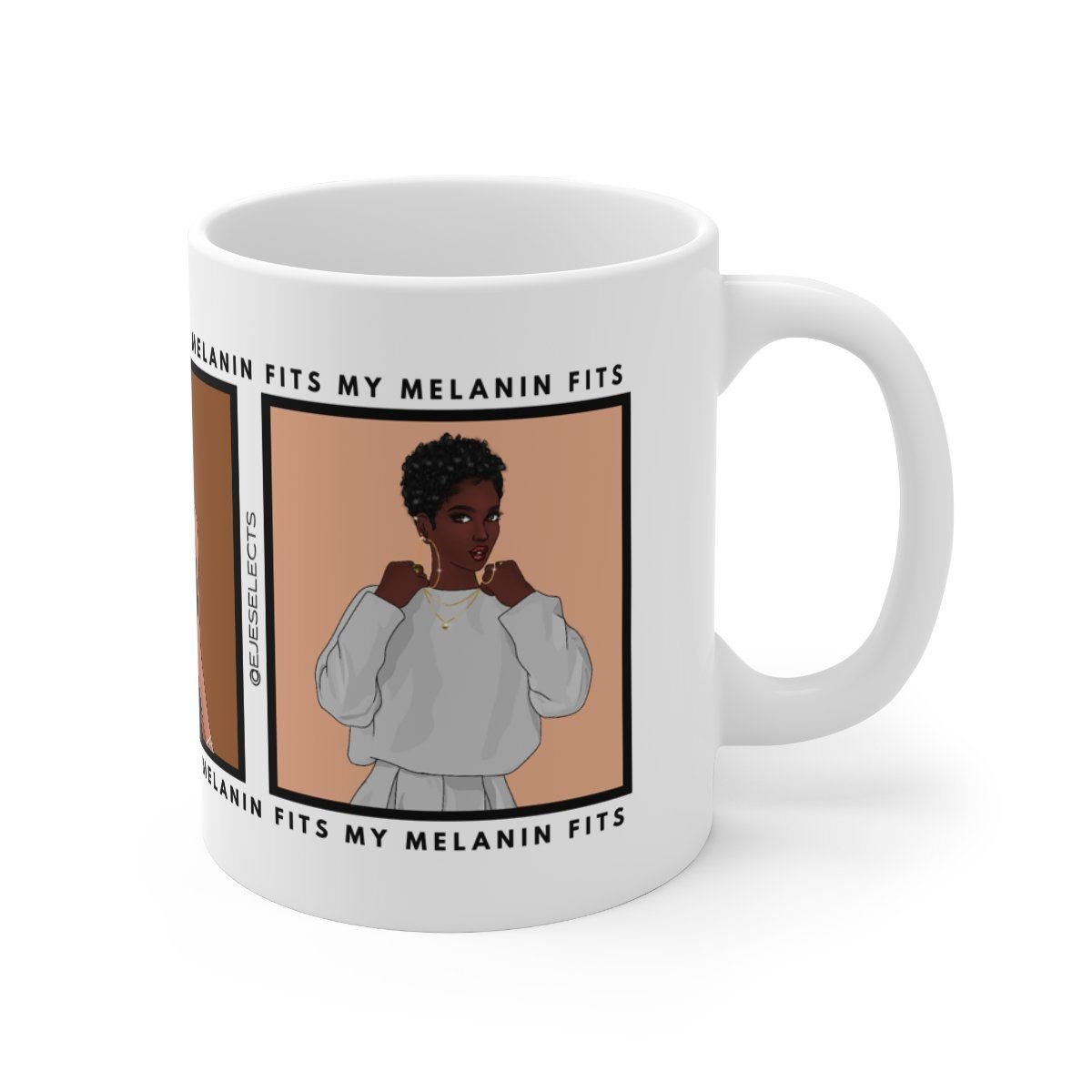 Melanin Mug x EJE Selects My Melanin Fits 