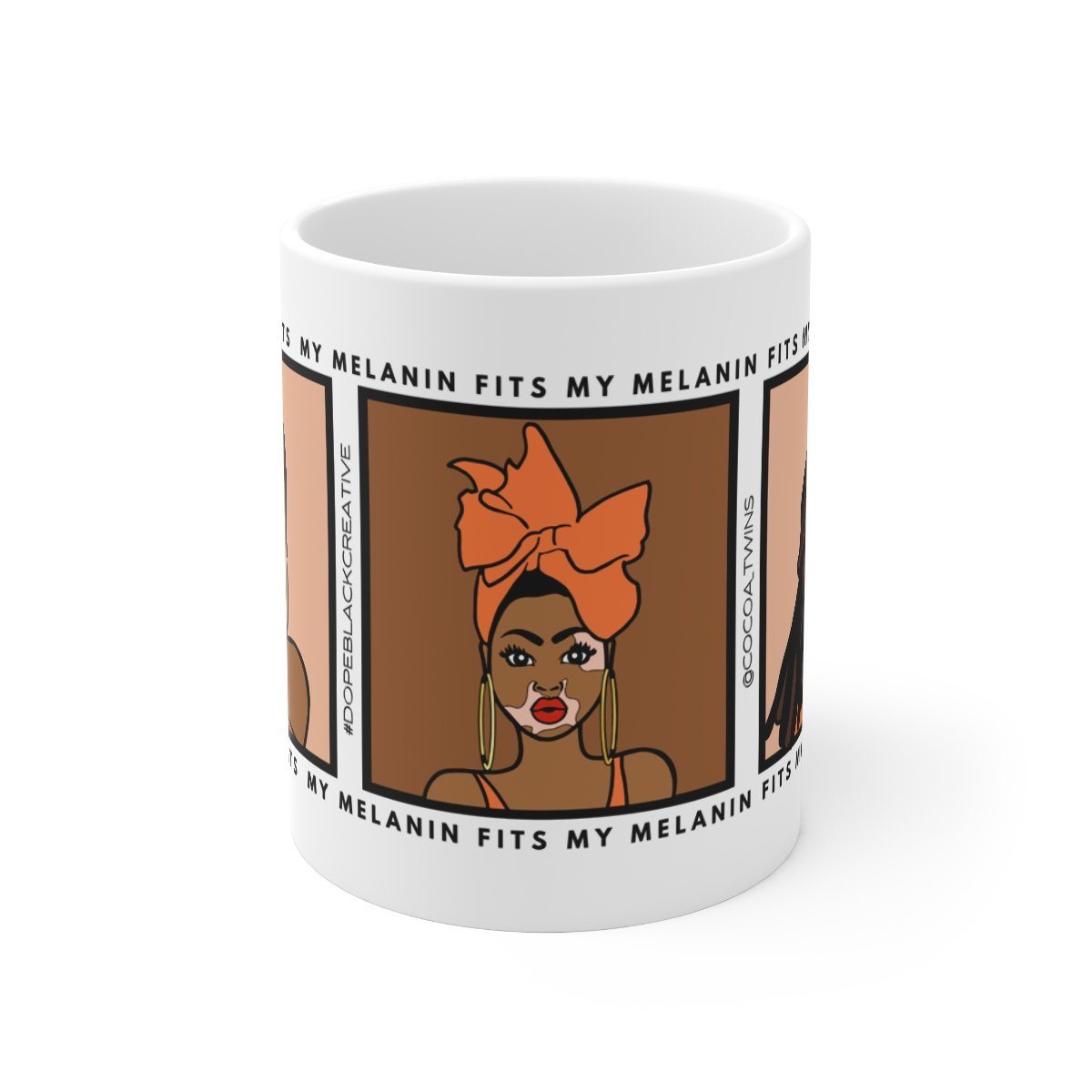 Melanin Mug x Cocoa Twins My Melanin Fits 