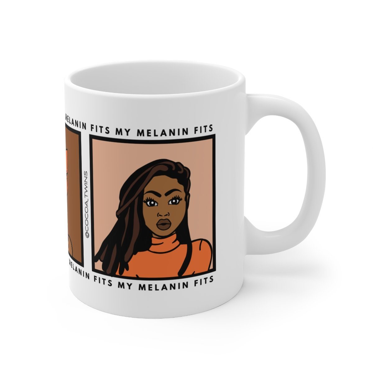 Melanin Mug x Cocoa Twins My Melanin Fits 