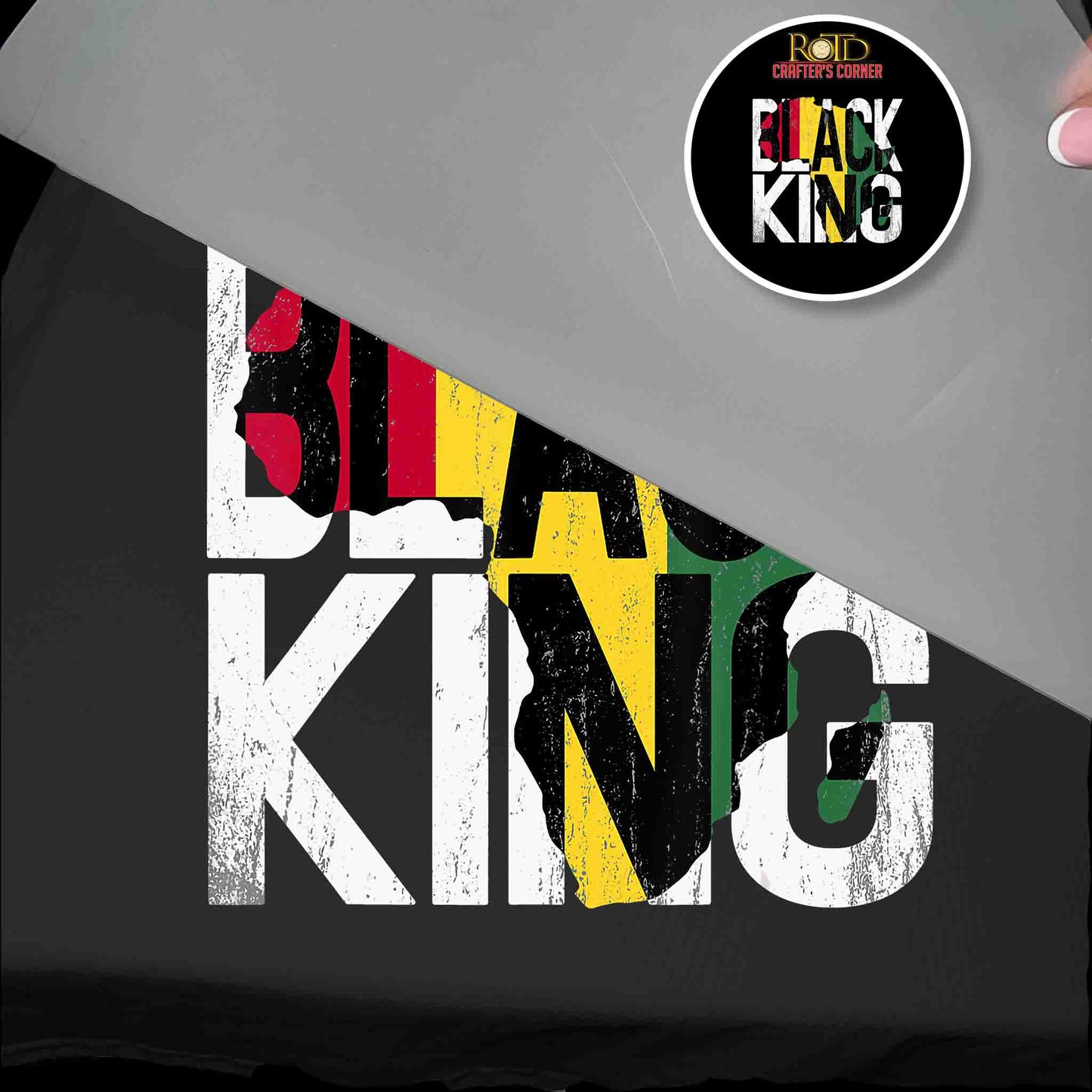 Black King DTF Print ROTD Crafter's Corner