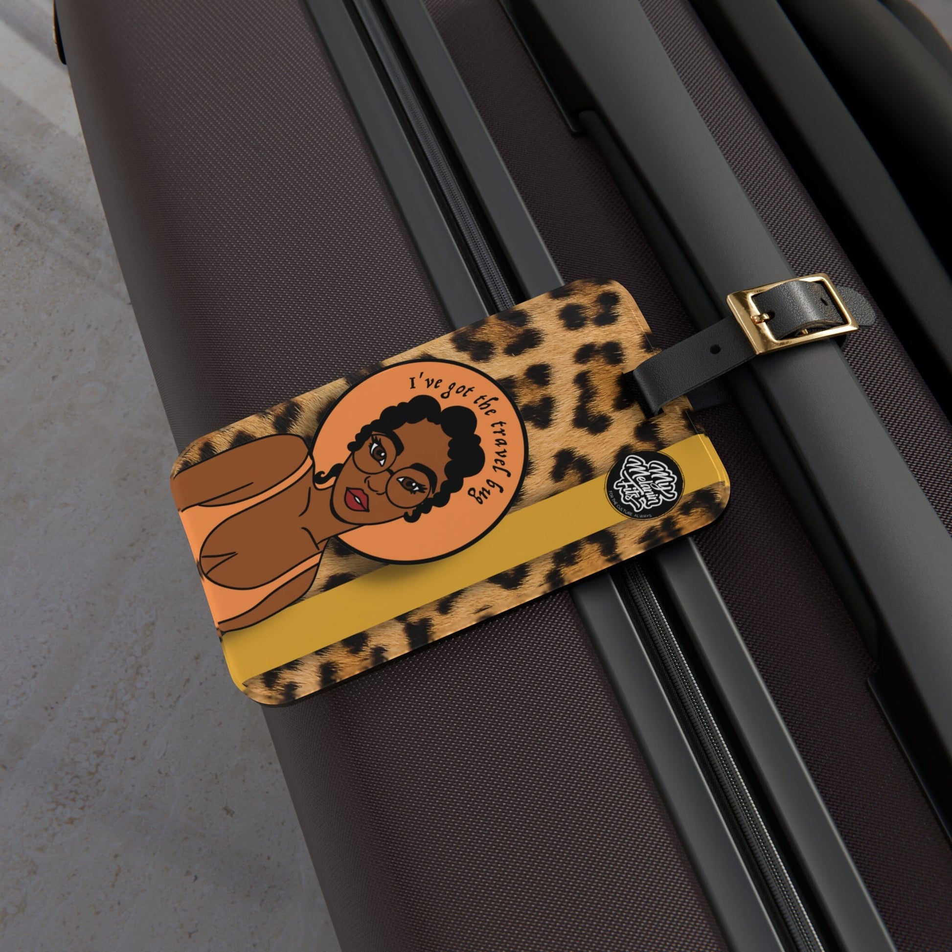 Travel Bug Luggage Tag Accessories Printify 