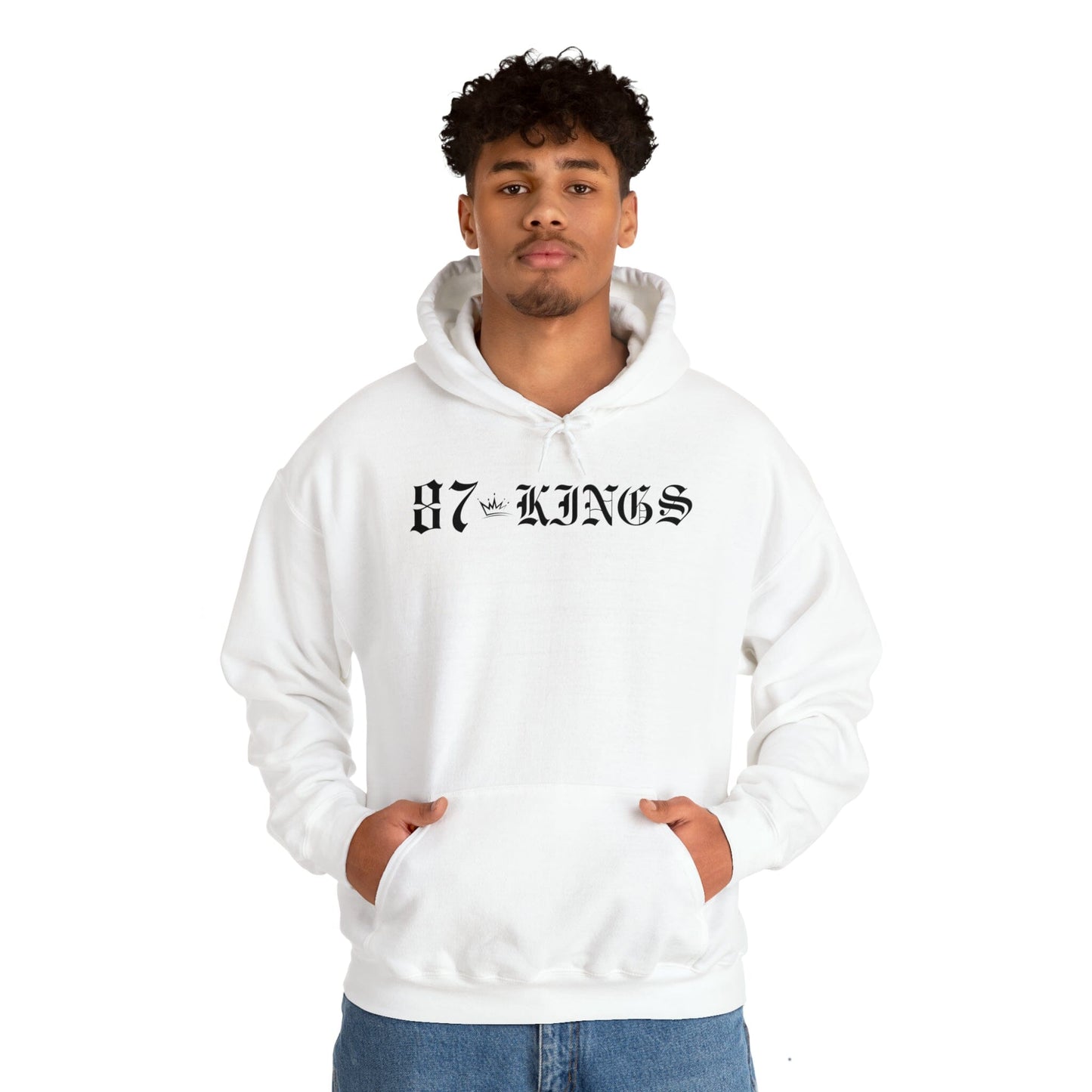 87 Kings Unisex Heavy Blend™ Hooded Sweatshirt Hoodie Printify 
