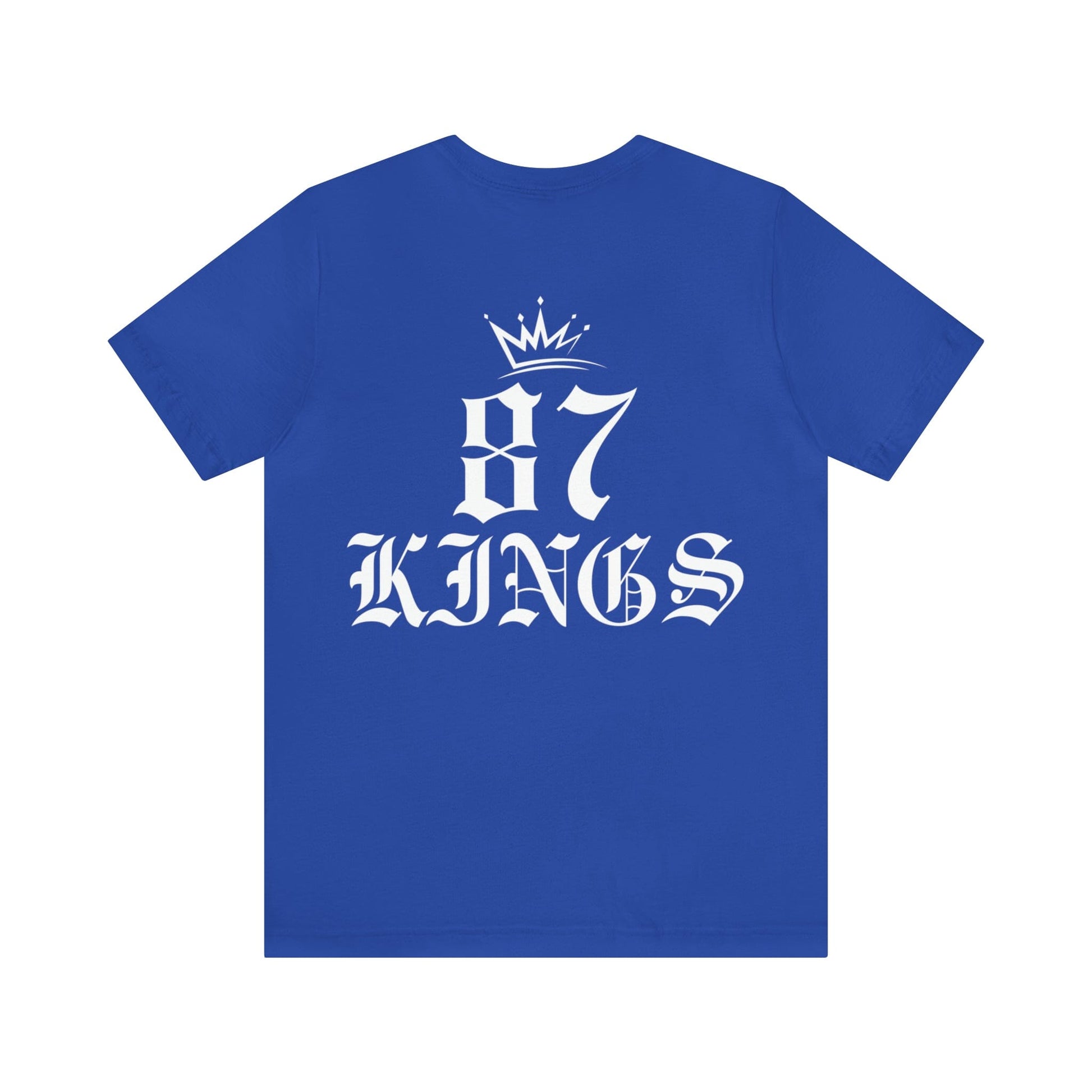87 Kings Unisex Jersey Short Sleeve Tee T-Shirt Printify True Royal S 
