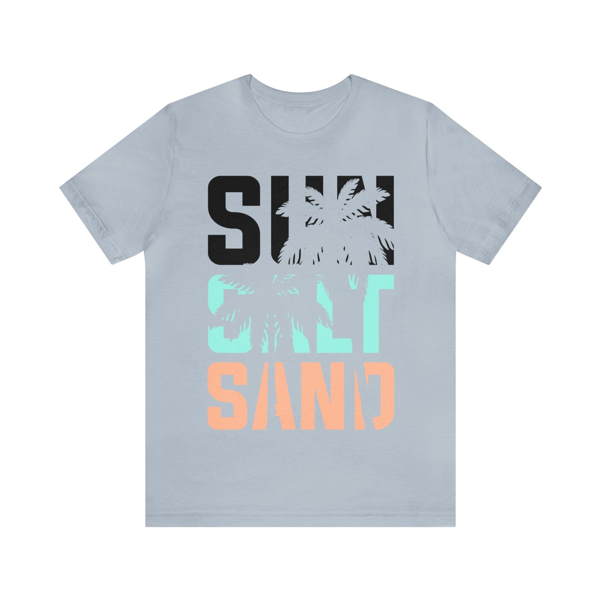 Sun, Salt & Sand Unisex Tee T-Shirt Printify Light Blue S 