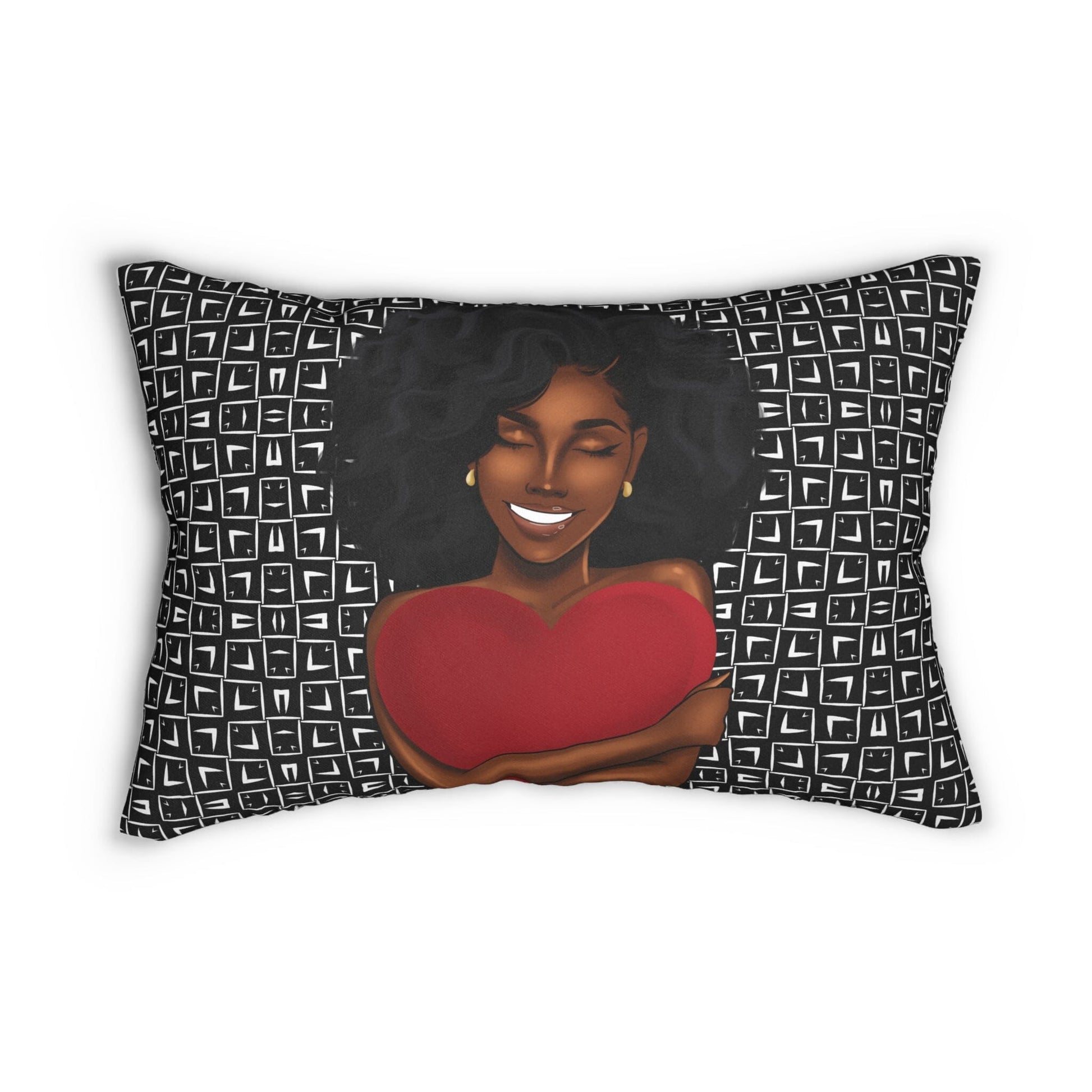 My Valentine Lumbar Pillow Home Decor Printify 20" × 14" 