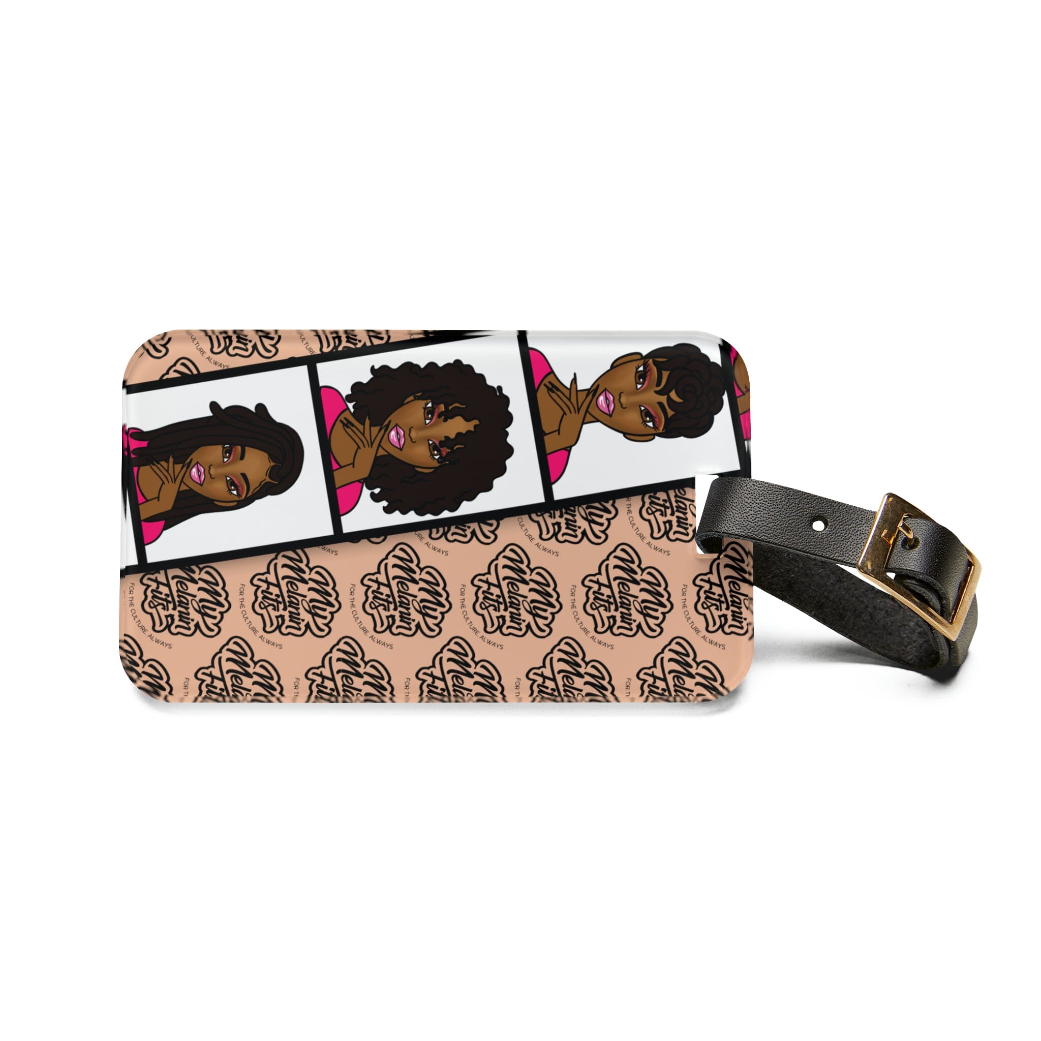 Black Beauty Luggage Tag Accessories Printify 