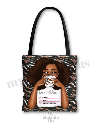 It Girl Tote Bag - Coffee, Equality & Empowerment