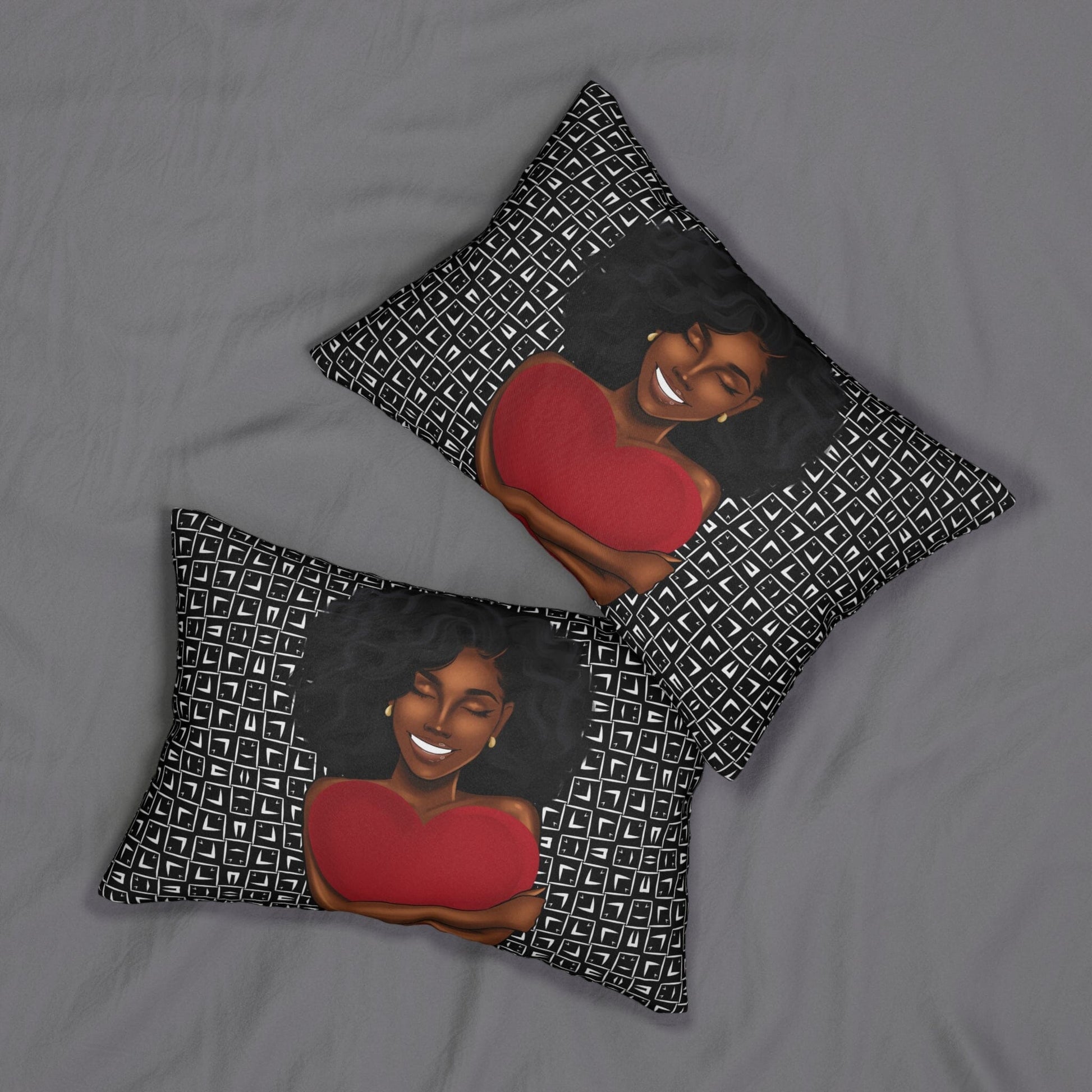 My Valentine Lumbar Pillow Home Decor Printify 