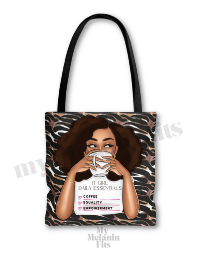 It Girl Tote Bag - Coffee, Equality & Empowerment