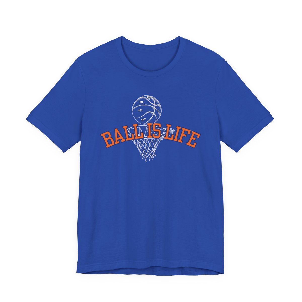Ball Is Life T-Shirt | Basketball Typography Tee
