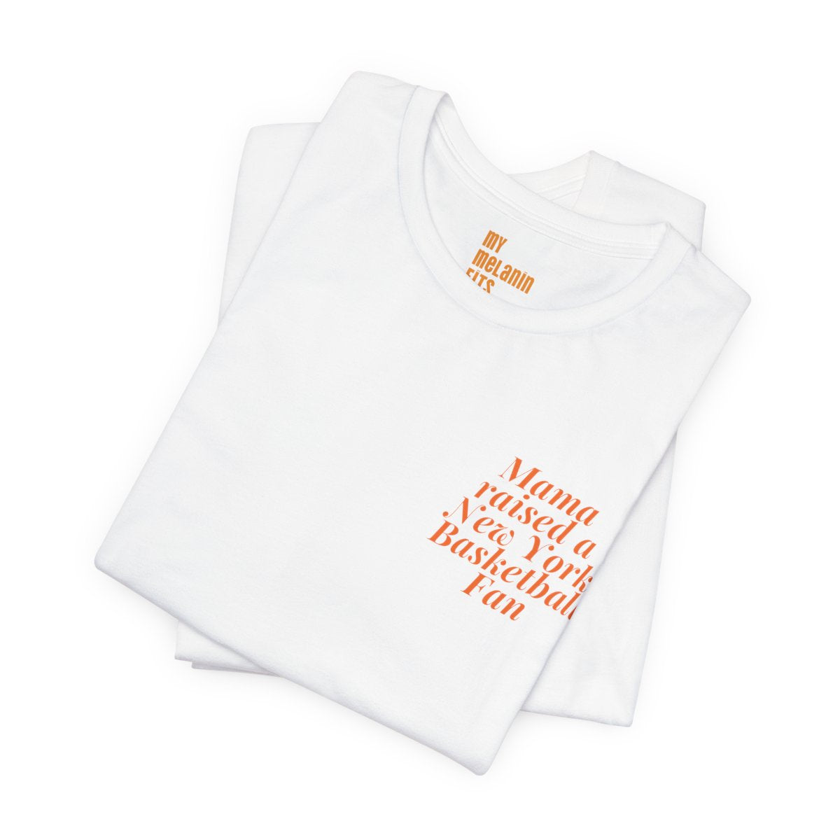 Mama Raised a New York Basketball Fan T-Shirt | Championship Trophy Graphic Tee l