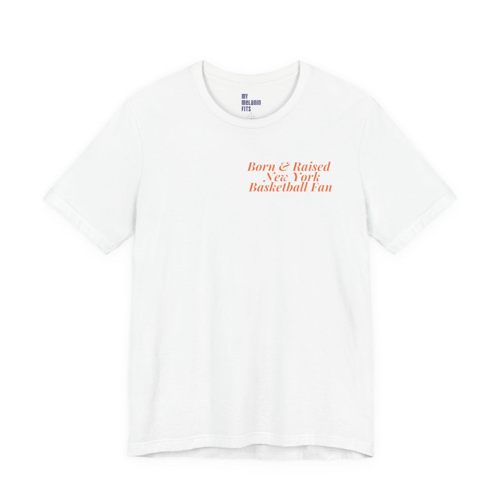 Born + Raised New York Basketball Fan T-Shirt | Championship Trophy Graphic Tee