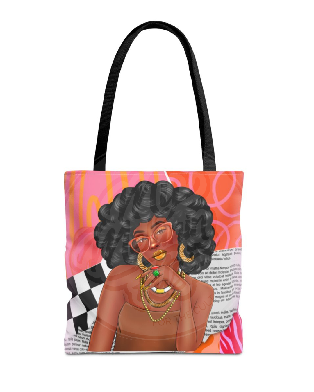 Afro Queen Collage Tote Bag | My Melanin Fits