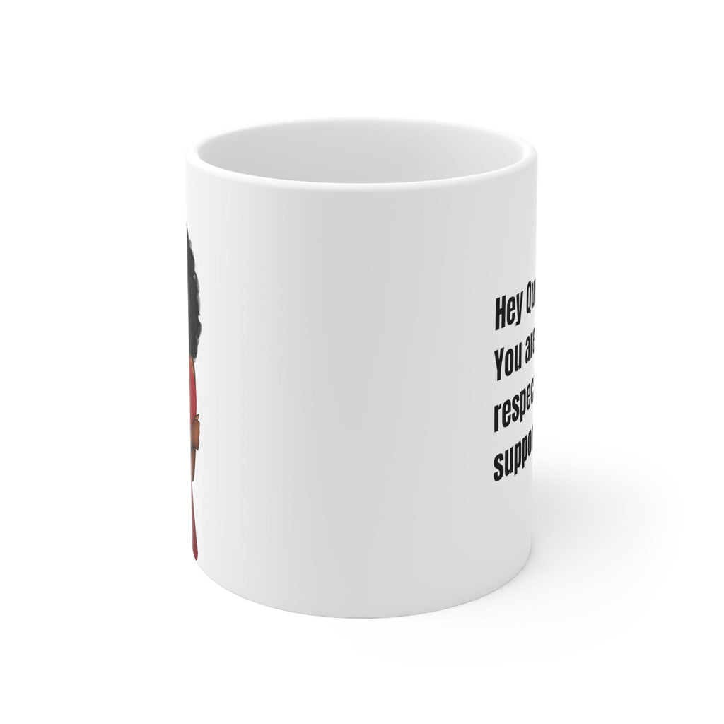 Hey Queen Valentine Ceramic Mug 11oz Mug Printify 