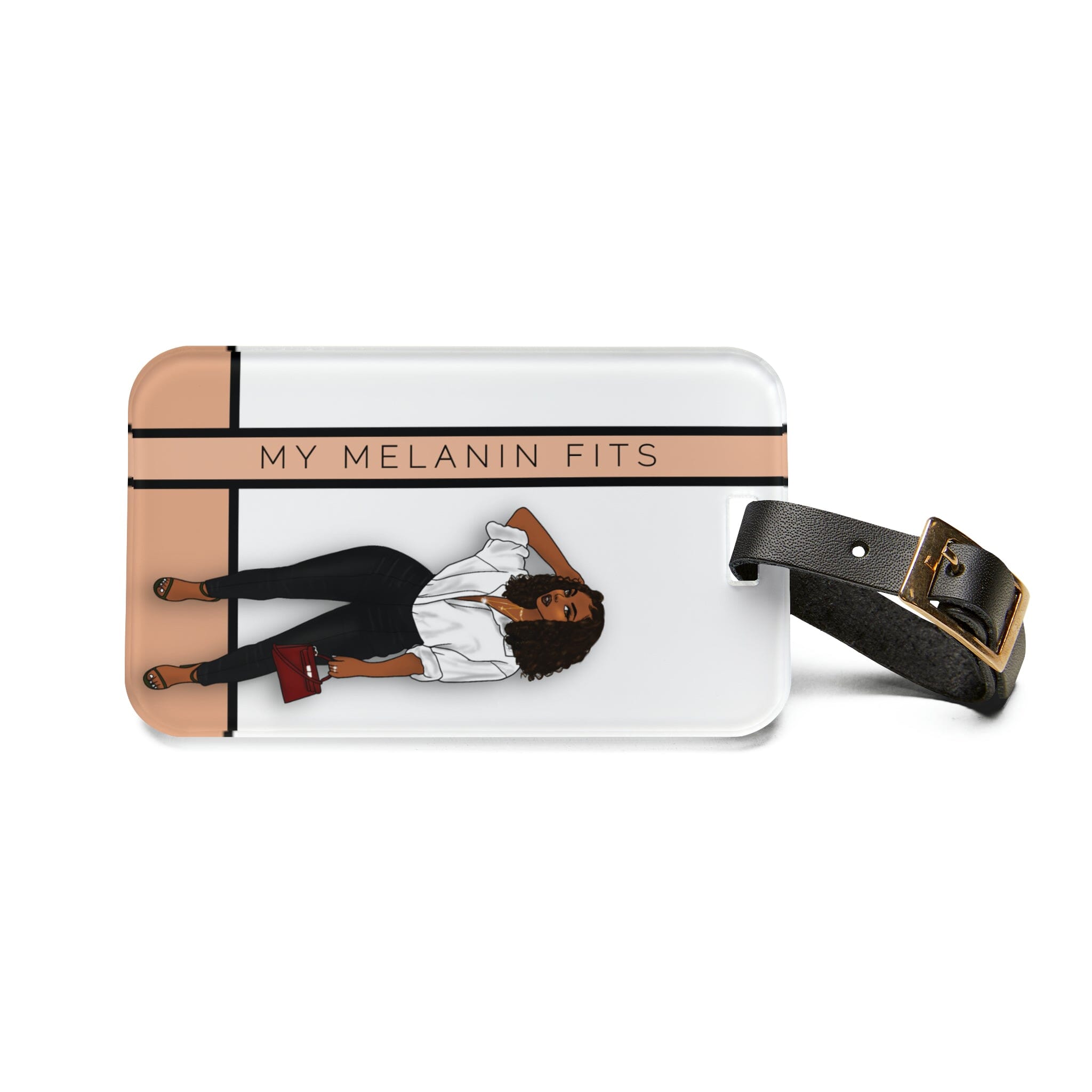 First Class Luggage Tag Accessories Printify 
