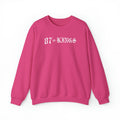 87 Kings Unisex Heavy Blend™ Crewneck Sweatshirt Sweatshirt Printify Heliconia M 