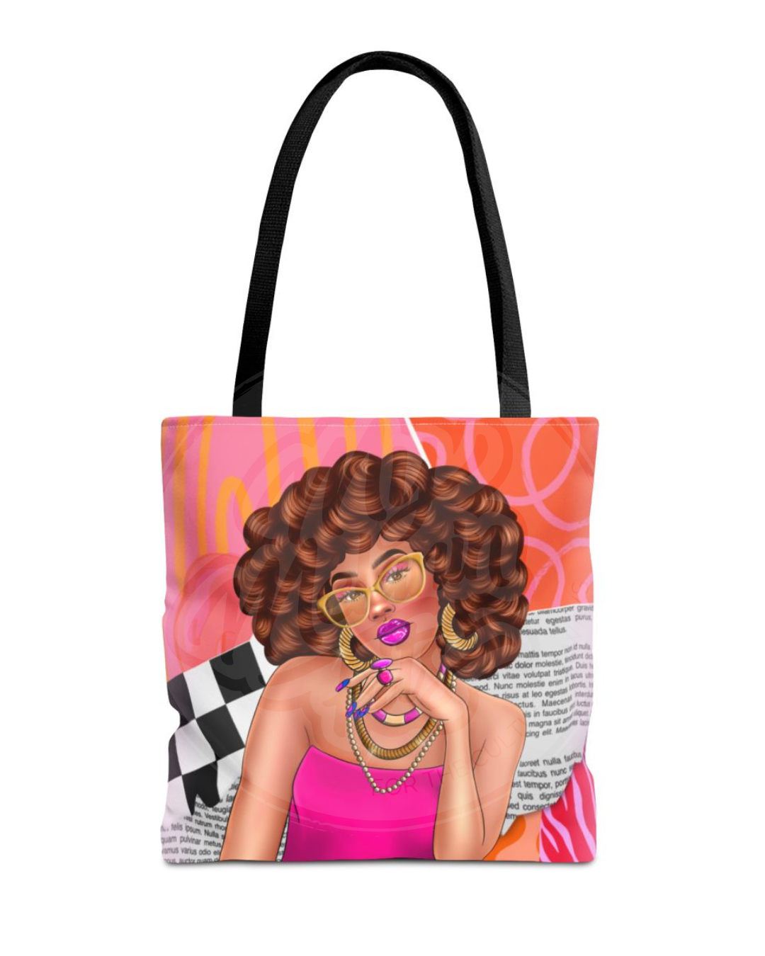 Afro Queen Collage Tote Bag | My Melanin Fits