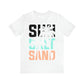 Sun, Salt & Sand Unisex Tee T-Shirt Printify White S 