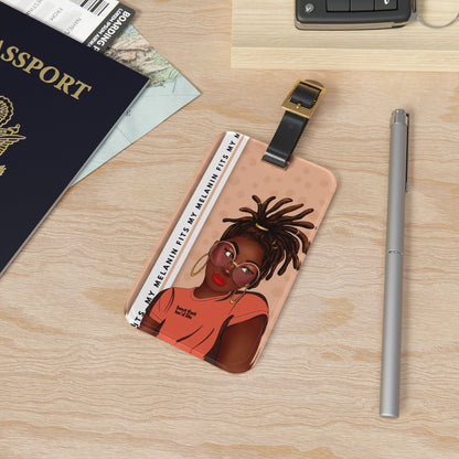 Bout That Loc'd Life Luggage Tag Accessories Printify 