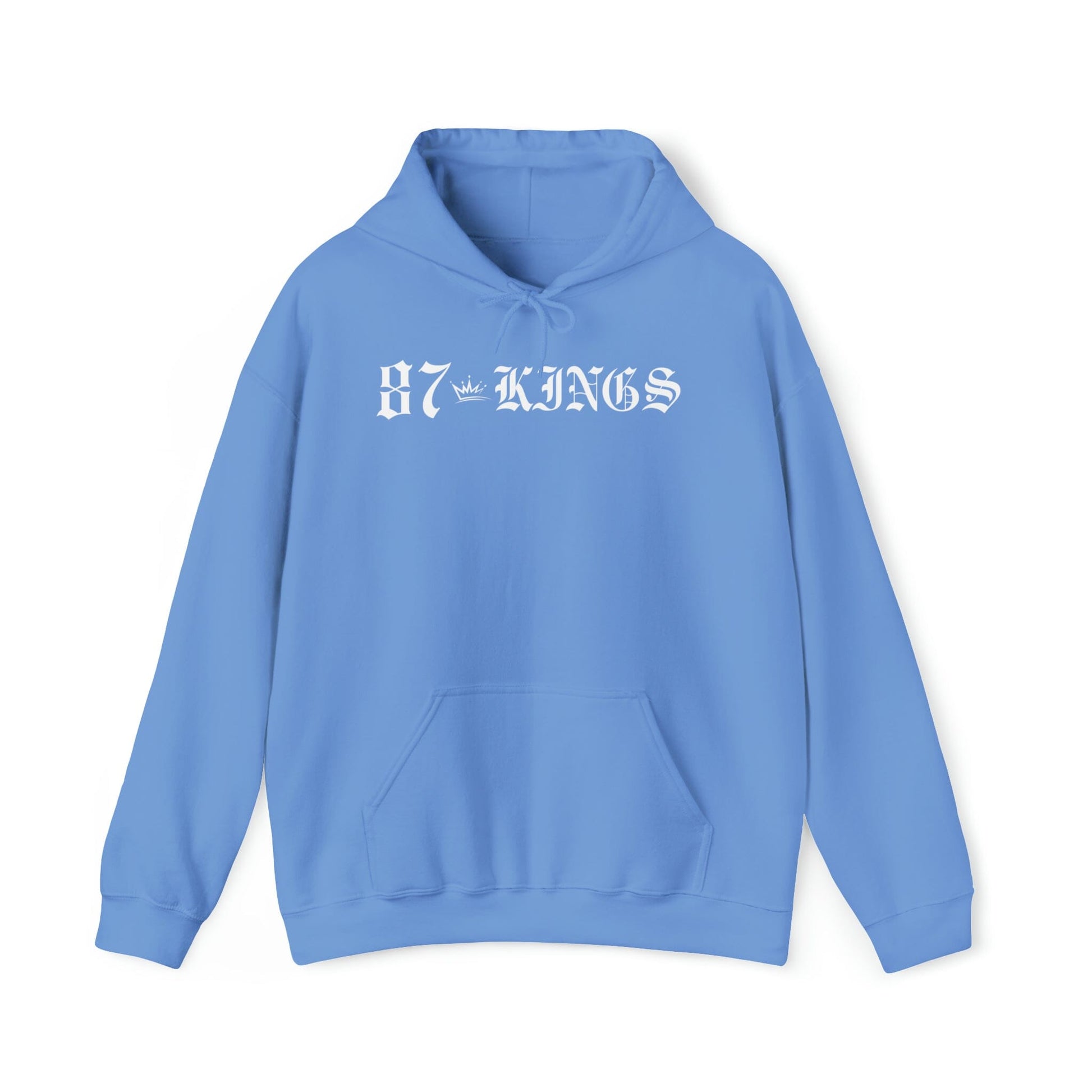 87 Kings Unisex Heavy Blend™ Hooded Sweatshirt Hoodie Printify Carolina Blue S 