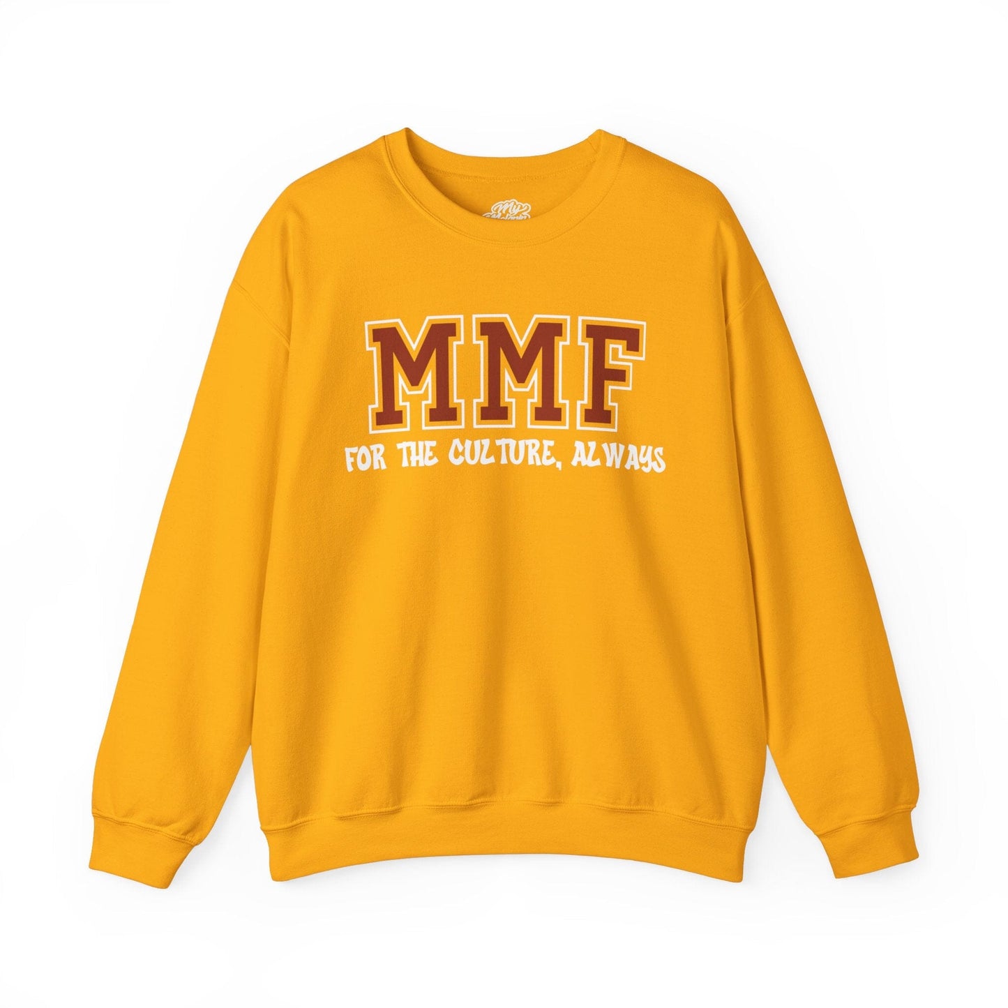 MMF Unisex Heavy Blend™ Crewneck Sweatshirt Sweatshirt Printify S Gold 