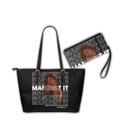 Manifest It Handbag & Wallet Bundle My Melanin Fits 