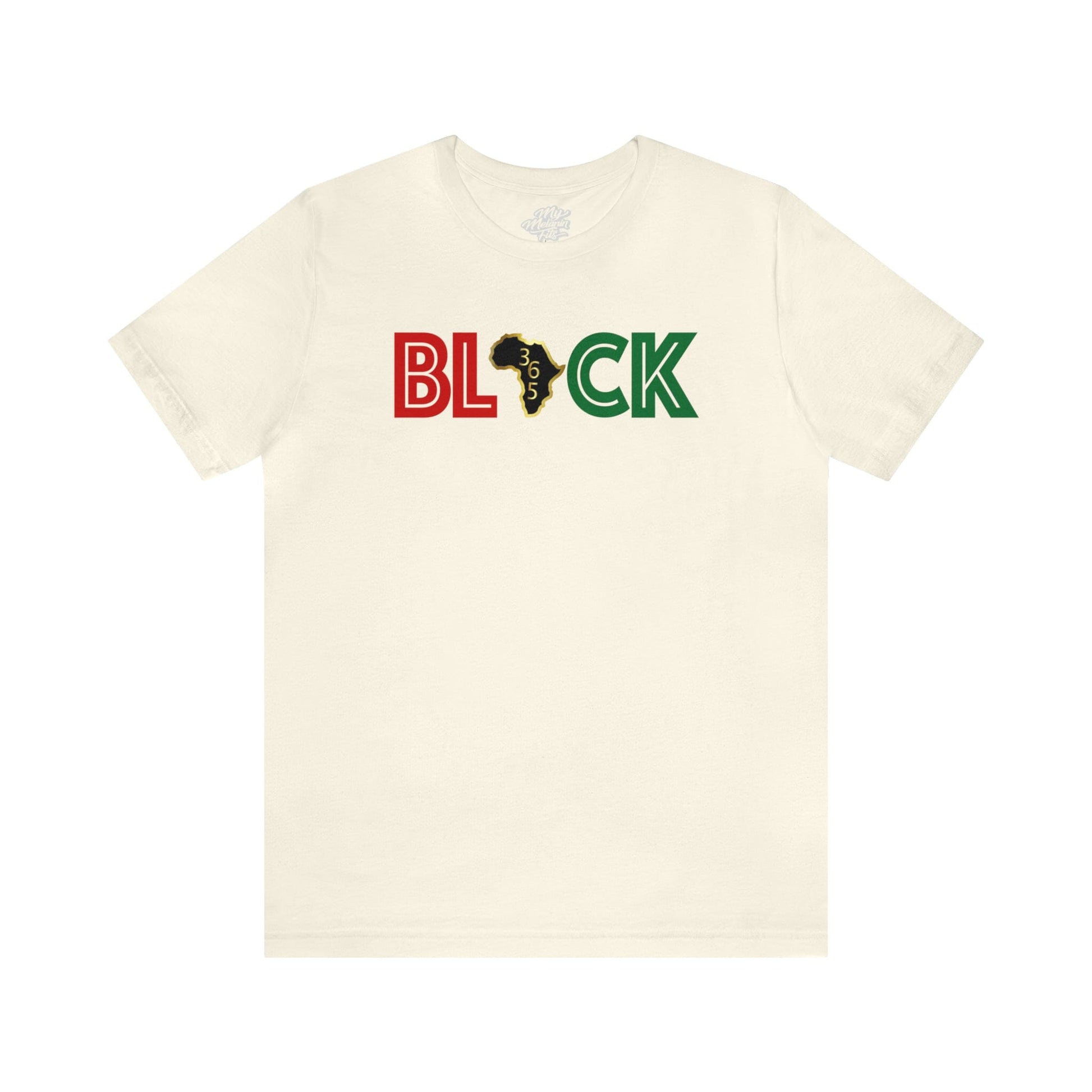 Black 365 Unisex Jersey Short Sleeve Tee T-Shirt Printify Natural S 