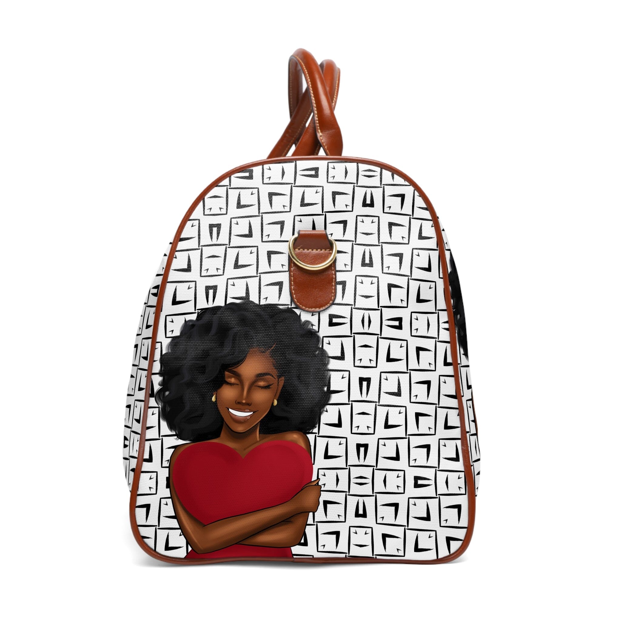 My Valentine Travel Bag Bags Printify 