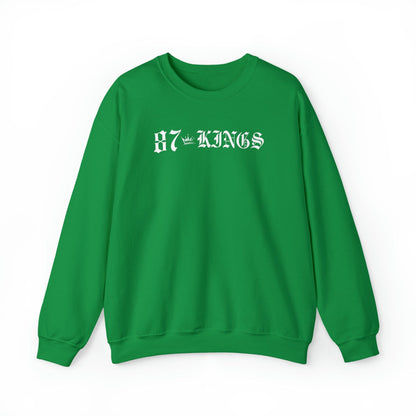 87 Kings Unisex Heavy Blend™ Crewneck Sweatshirt Sweatshirt Printify Irish Green XL 