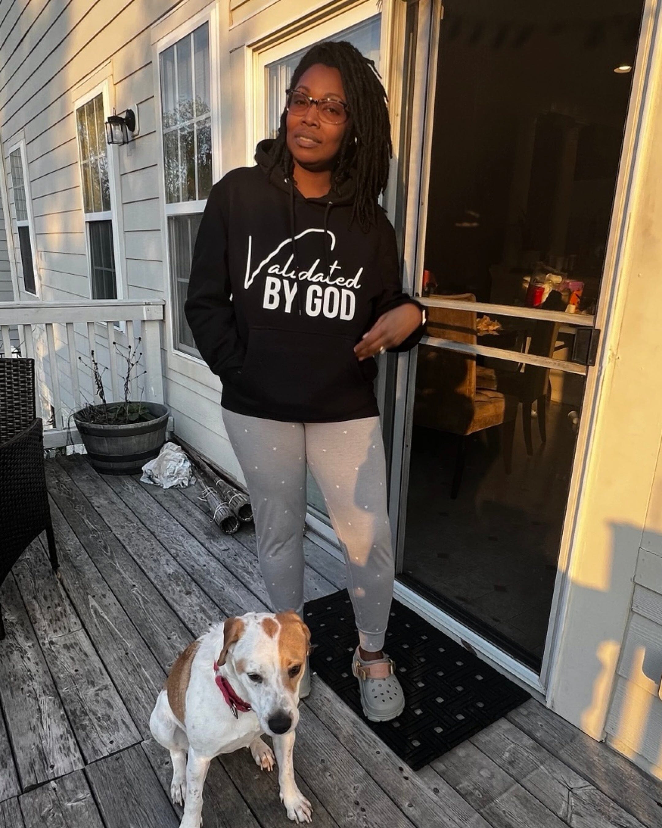 Validated by God Sweatshirt Sweatshirt My Melanin Fits Hoodie S 