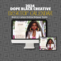 2024 Dope Black Creative Desktop Calendar My Melanin Fits 