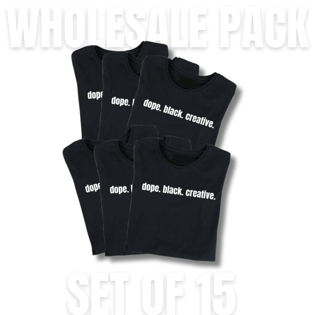 Done For You Apparel Packs My Melanin Fits Dope Black Creative T-shirt 
