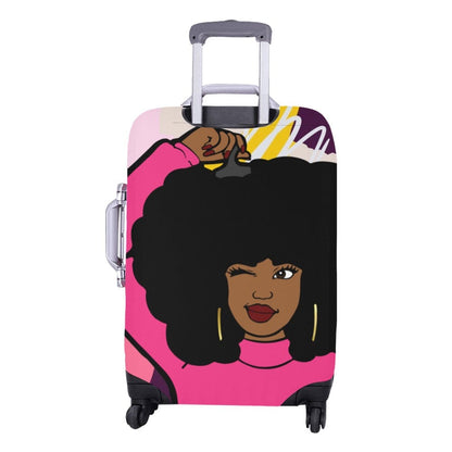 Melany Luggage Cover Luggage Covers My Melanin Fits 