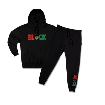 Black 365 Sweatsuit My Melanin Fits 