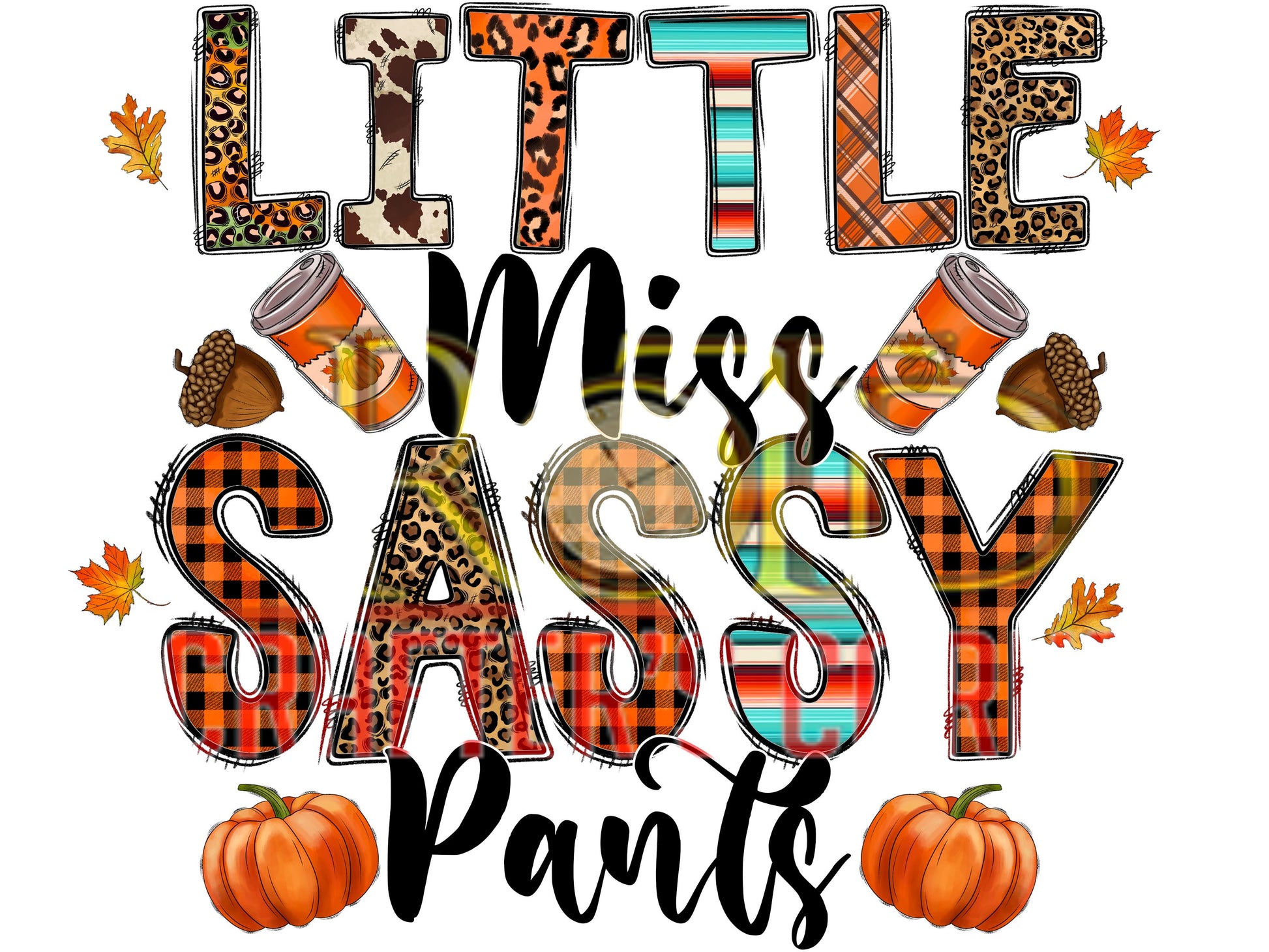 Little Miss Sassy Pants DTF Print ROTD Crafter's Corner 