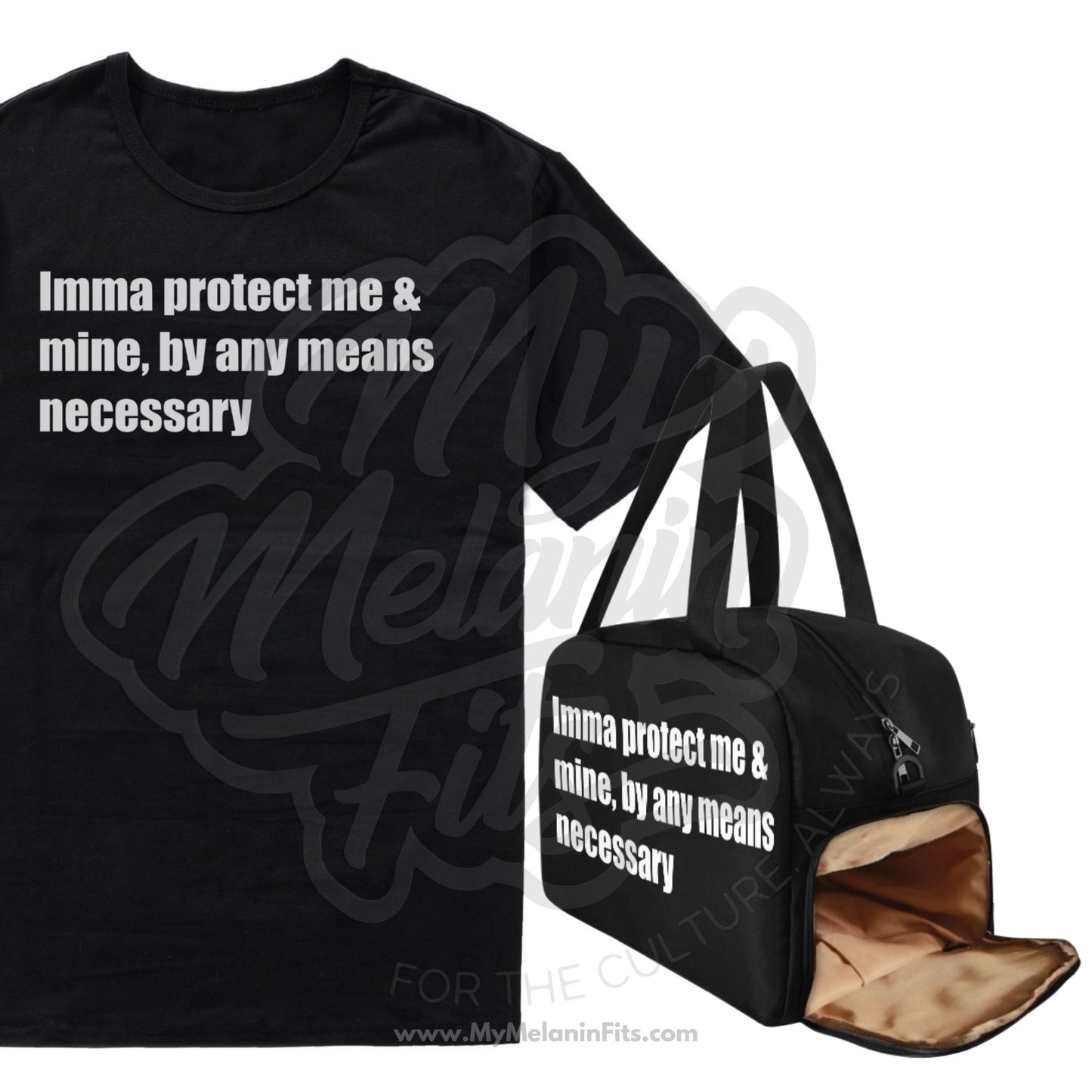 By Any Means Necessary Tee Apparel My Melanin Fits 