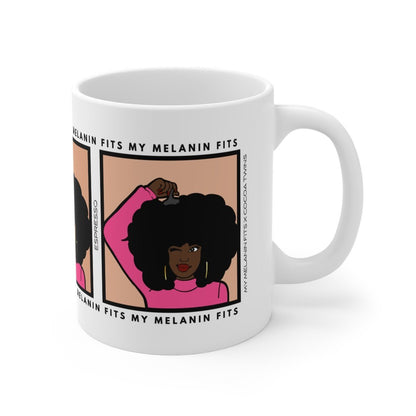 The Melany Mug My Melanin Fits 