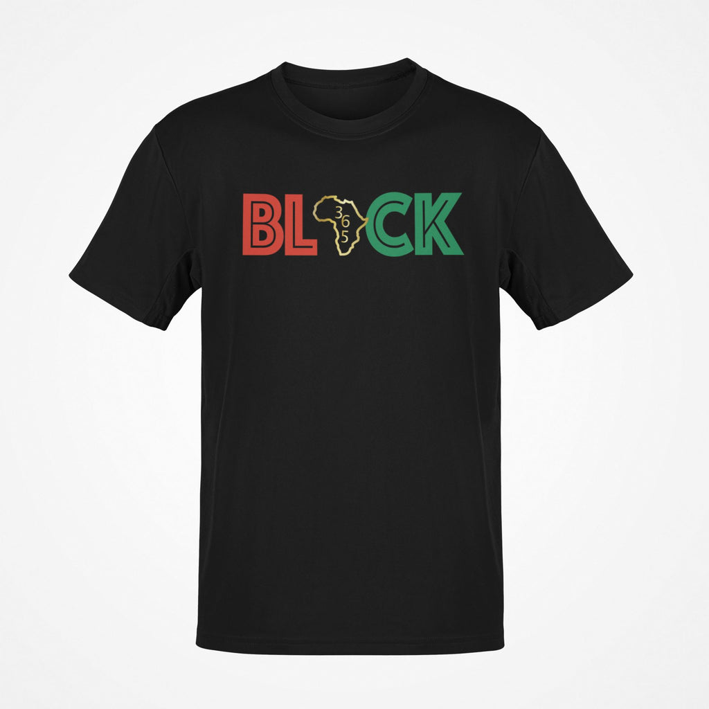 Black 365 Tee Apparel My Melanin Fits 